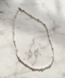 Ein/カラフルビーズデザインマスクチェーン