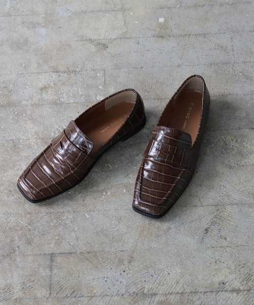 B:MING by BEAMS(ビーミングバイビームス)の「B:MING by BEAMS / コイン ローファー 21AW(ローファー・レディース・ブラック/ブラウン系その他/ベージュ系その他・23/24/22.5/24.5/23.5)」の1枚目の写真