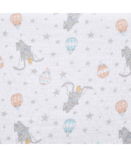 aden + anais essentials（エイデンアンドアネイエッセンシャルズ）の「モスリンスワドル2枚入り Disney（ディズニー）ダンボニューハイツ ESWC20007DIJ Dumbo New Heights（おくるみ・キッズ・トップグレー・FREE）」の3枚目の写真