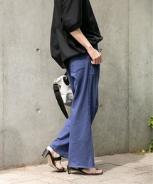 FRAMeWORK | 楊柳製品染めドロストパンツ◆(その他パンツ)