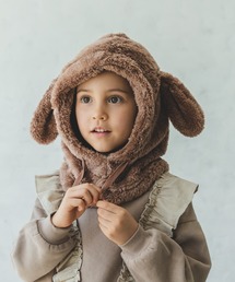 pairmanon | 【ふわふわボア】ボアフリース耳付きフードスヌード(ネックウォーマー/スヌード)