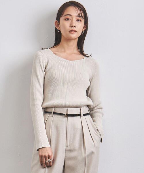ユナイテッドアローズ　リブニット UNITED ARROWS（ユナイテッドアローズ）の「UBC C/SI リブ