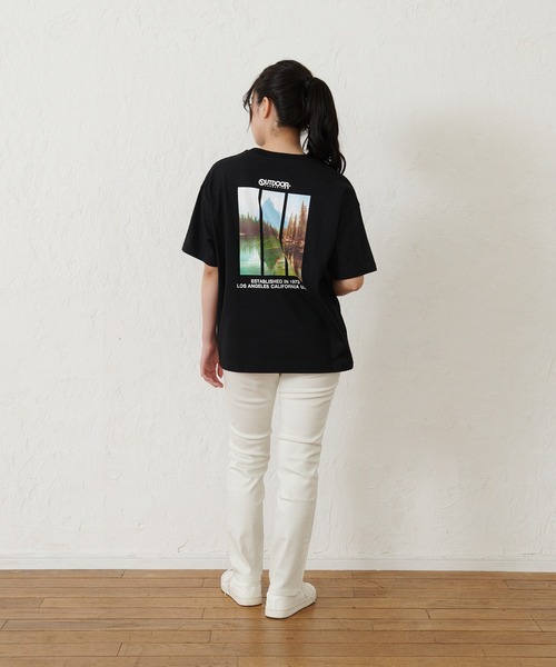 OUTDOOR PRODUCTS(アウトドアプロダクツ)の「【OUTDOOR PRODUCTS】USAコットン ヘビーウェイトバックフォト(バックプリント)Tシャツ(Tシャツ/カットソー・レディース・ホワイト/カーキ/ベージュ/ブラック・FREE)」の18枚目の写真