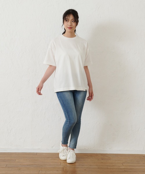 OUTDOOR PRODUCTS(アウトドアプロダクツ)の「【OUTDOOR PRODUCTS】USAコットン ヘビーウェイトバックフォト(バックプリント)Tシャツ(Tシャツ/カットソー・レディース・ホワイト/カーキ/ベージュ/ブラック・FREE)」の6枚目の写真