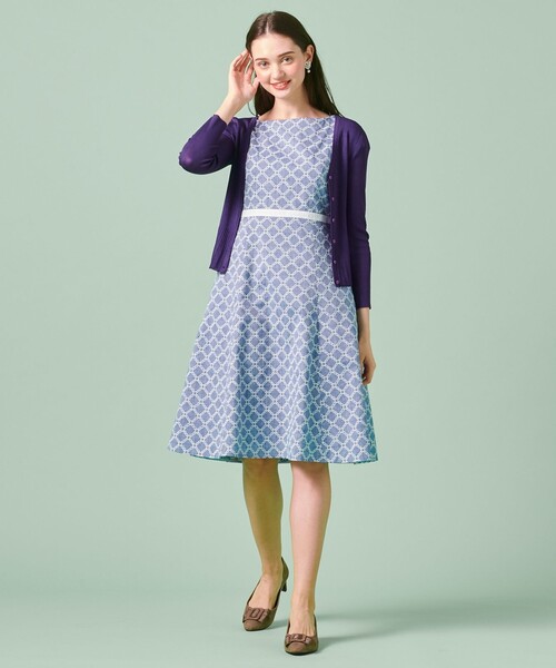 TOCCA（トッカ）の「【洗える！】AJISAI カーディガン（カーディガン/ボレロ・レディース・ネイビー系/パープル系/オールドローズ系・MEDIUM/X-SMALL）」の14枚目の写真