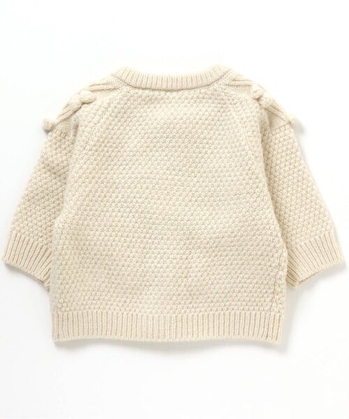 apres les cours（アプレレクール）の「/ぽんぽんベビーカーディガン（その他ベビーウェア・キッズ・アイボリー/ミント・80/70）」の9枚目の写真