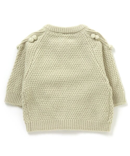 apres les cours（アプレレクール）の「/ぽんぽんベビーカーディガン（その他ベビーウェア・キッズ・アイボリー/ミント・80/70）」の10枚目の写真