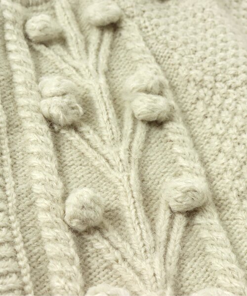 apres les cours（アプレレクール）の「/ぽんぽんベビーカーディガン（その他ベビーウェア・キッズ・アイボリー/ミント・80/70）」の12枚目の写真