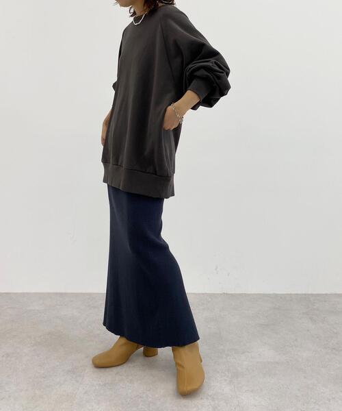 CITEN（シテン）の「＜CITEN（シテン）＞GIZAコットン スウェット（スウェット・メンズ・ホワイト/ダークグレー/ライトピンク・M/L）」の7枚目の写真