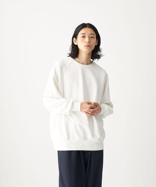 CITEN（シテン）の「＜CITEN（シテン）＞GIZAコットン スウェット（スウェット・メンズ・ホワイト/ダークグレー/ライトピンク・M/L）」の11枚目の写真