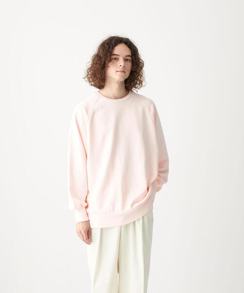 CITEN（シテン）の「＜CITEN（シテン）＞GIZAコットン スウェット（スウェット・メンズ・ホワイト/ダークグレー/ライトピンク・M/L）」の14枚目の写真