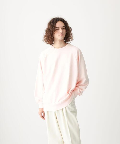 CITEN（シテン）の「＜CITEN（シテン）＞GIZAコットン スウェット（スウェット・メンズ・ホワイト/ダークグレー/ライトピンク・M/L）」の17枚目の写真