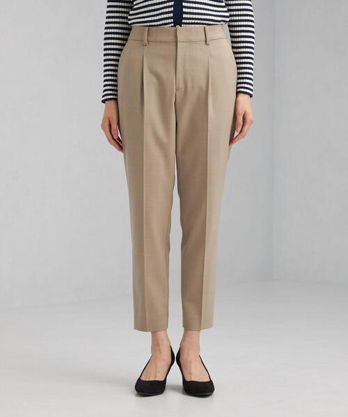 green label relaxing(グリーンレーベルリラクシング)の「カチリラ テーパード パンツ -ウォッシャブル- -ストレッチ- -防シワ-(スラックス・レディース・その他1/ネイビー/ベージュ/オリーブ・36/38/40/42/34/44/46)」の9枚目の写真