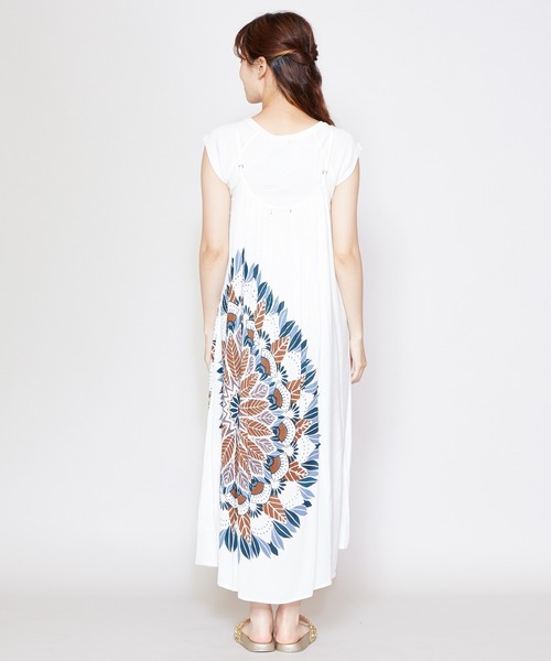 チャイハネ（チャイハネ）の「【チャイハネ】メンデルキャミワンピース（ワンピース・レディース・ベージュ/ホワイト/キャメル・FREE）」の11枚目の写真