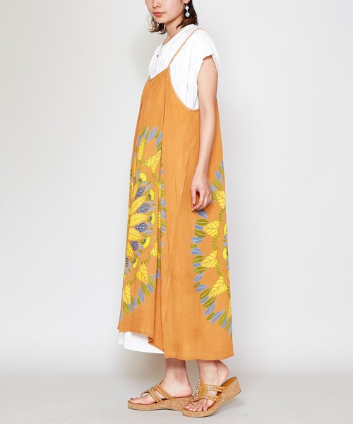 チャイハネ（チャイハネ）の「【チャイハネ】メンデルキャミワンピース（ワンピース・レディース・ベージュ/ホワイト/キャメル・FREE）」の17枚目の写真