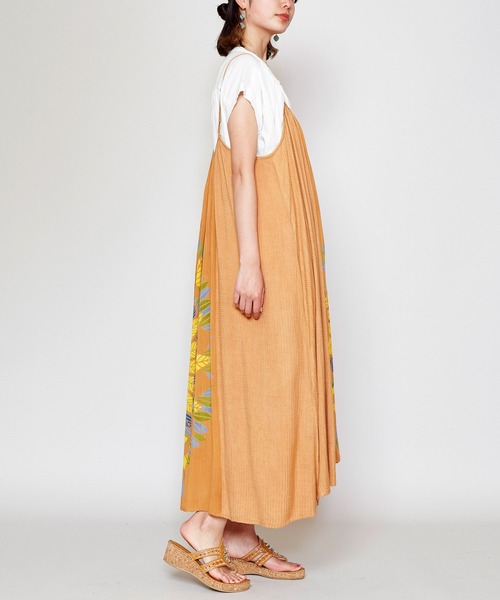 チャイハネ（チャイハネ）の「【チャイハネ】メンデルキャミワンピース（ワンピース・レディース・ベージュ/ホワイト/キャメル・FREE）」の18枚目の写真