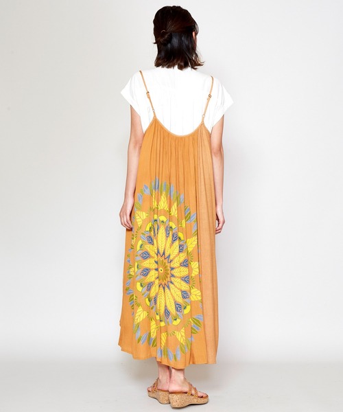 チャイハネ（チャイハネ）の「【チャイハネ】メンデルキャミワンピース（ワンピース・レディース・ベージュ/ホワイト/キャメル・FREE）」の19枚目の写真