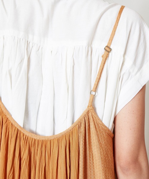 チャイハネ（チャイハネ）の「【チャイハネ】メンデルキャミワンピース（ワンピース・レディース・ベージュ/ホワイト/キャメル・FREE）」の20枚目の写真