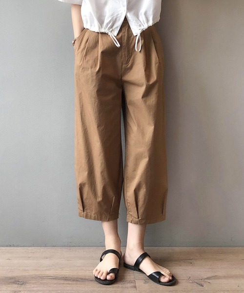 aimoha（アイモハ）の「コットンラフパンツ（その他パンツ・レディース・ホワイト/ベージュ/イエロー・MEDIUM/LARGE）」の3枚目の写真