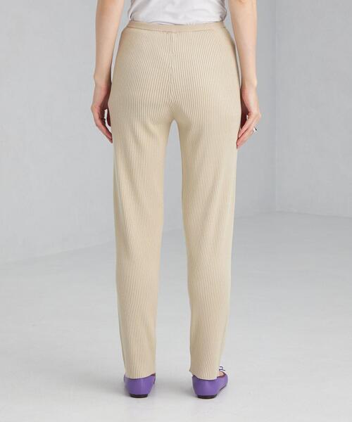 green label relaxing（グリーンレーベルリラクシング）の「ニット スカート + レギンス パンツ セット スカッツ -ウォッシャブル-（スカート・レディース・ブラック/ナチュラル・FREE）」の8枚目の写真