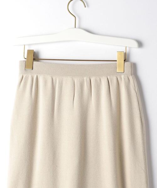 green label relaxing（グリーンレーベルリラクシング）の「ニット スカート + レギンス パンツ セット スカッツ -ウォッシャブル-（スカート・レディース・ブラック/ナチュラル・FREE）」の5枚目の写真