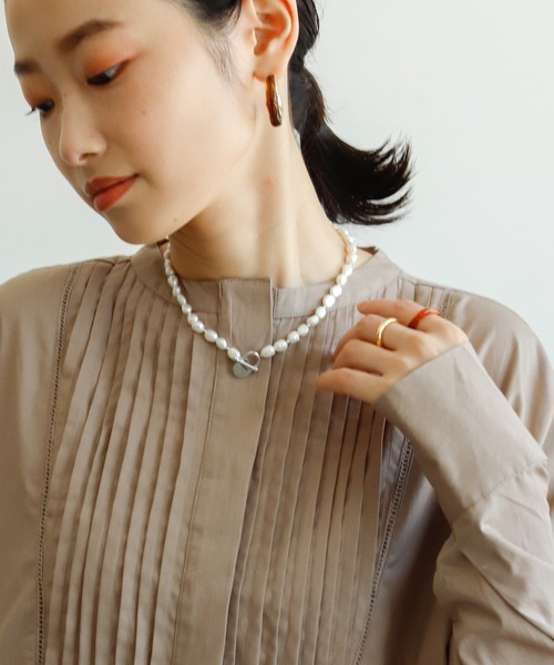 Birthday room（バースデイルーム）の「旬なスタイルに。淡水パール＆チェーンネックレス（ネックレス・レディース・B/C/D/A・FREE）」の6枚目の写真