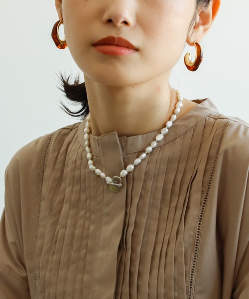 Birthday room（バースデイルーム）の「旬なスタイルに。淡水パール＆チェーンネックレス（ネックレス・レディース・B/C/D/A・FREE）」の7枚目の写真