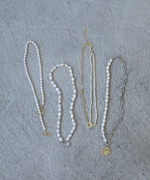 Birthday room（バースデイルーム）の「旬なスタイルに。淡水パール＆チェーンネックレス（ネックレス・レディース・B/C/D/A・FREE）」の13枚目の写真