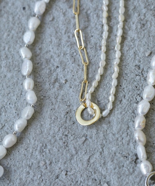 Birthday room（バースデイルーム）の「旬なスタイルに。淡水パール＆チェーンネックレス（ネックレス・レディース・B/C/D/A・FREE）」の17枚目の写真