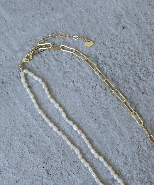 Birthday room（バースデイルーム）の「旬なスタイルに。淡水パール＆チェーンネックレス（ネックレス・レディース・B/C/D/A・FREE）」の22枚目の写真