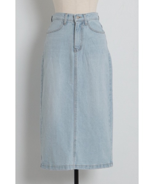 Bonjour Sagan(ボンジュールサガン)の「デニムミディアムスカート(デニムスカート・レディース・ライトブルー/ブルー・S/M)」の18枚目の写真