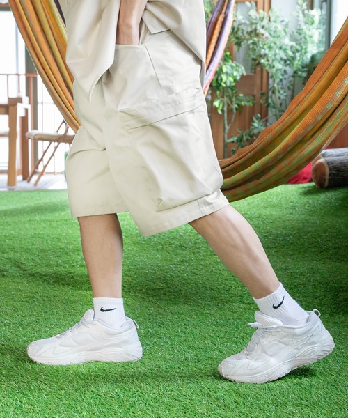 PairPair（ペアペア）の「アクティブカーゴショーツ/セットアップ対応(ユニセックス)（カーゴパンツ・レディース・アイボリー/カーキ・MEDIUM/LARGE）」の13枚目の写真