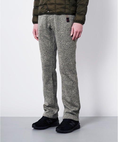 Gramicci（グラミチ）の「【GRAMICCI / グラミチ】BONDING KNIT FLEECE NN-PANTS　ボンディングニットフリース NNパンツ（スウェットパンツ・メンズ・オートミール/ヘザーグレー/ダークブラウン/ブラック/ヘザーチャコール・S/XL/M/XXL/L）」の5枚目の写真