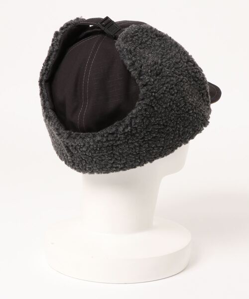 KRIFF MAYER（クリフメイヤー）の「ClefコラボHINOKOボアCAP（キャップ・メンズ・ベージュ/ブラック/オリーブ・FREE）」の4枚目の写真