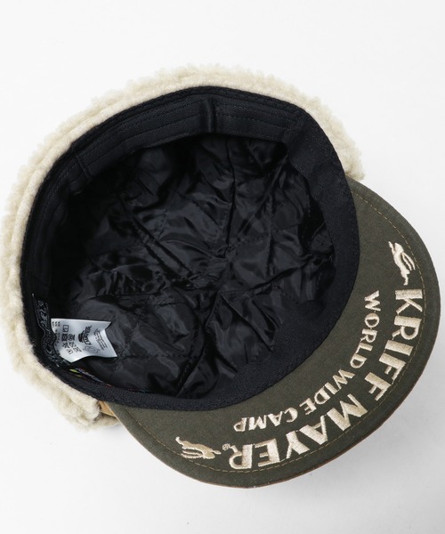 KRIFF MAYER（クリフメイヤー）の「ClefコラボHINOKOボアCAP（キャップ・メンズ・ベージュ/ブラック/オリーブ・FREE）」の13枚目の写真