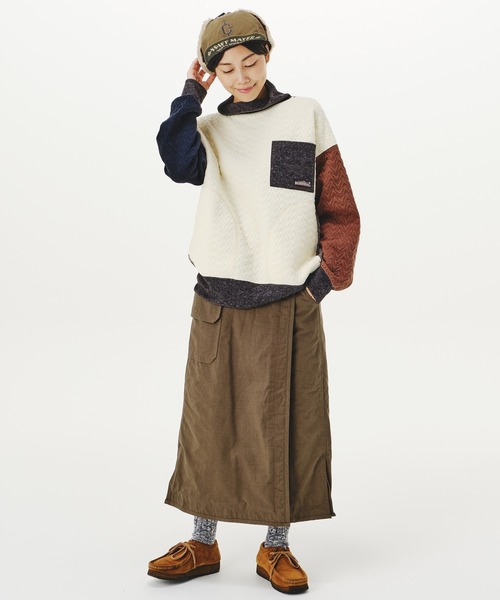 KRIFF MAYER（クリフメイヤー）の「ClefコラボHINOKOボアCAP（キャップ・メンズ・ベージュ/ブラック/オリーブ・FREE）」の9枚目の写真