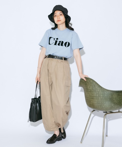 HARVESTY（ハーベスティ）の「HARVESTY/ハーベスティ サーカスカーゴパンツ ワイド バルーンパンツ（カーゴパンツ・レディース・ブラック/カーキ/ベージュ/アイボリー・1/2）」の10枚目の写真