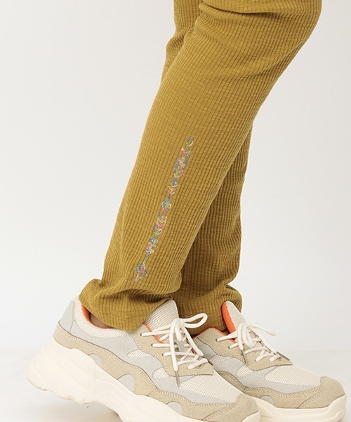 チチカカ（チチカカ）の「アロー刺繍レギンス（レギンス/スパッツ・レディース・マスタード/ブラック・FREE）」の7枚目の写真