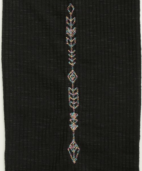 チチカカ（チチカカ）の「アロー刺繍レギンス（レギンス/スパッツ・レディース・マスタード/ブラック・FREE）」の13枚目の写真