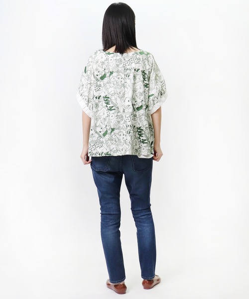 marble sud（マーブルシュッド）の「【 marble sud / マーブルシュッド 】 EMB Members　05BM065027（Tシャツ/カットソー・レディース・ブルー/ブラック/ホワイト/ベージュ・FREE）」の10枚目の写真