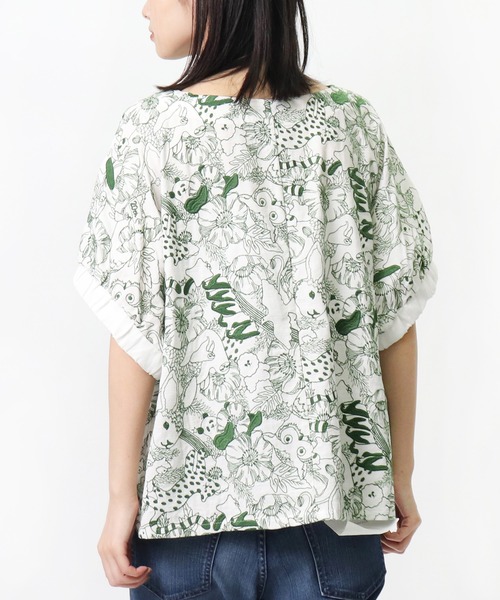 marble sud（マーブルシュッド）の「【 marble sud / マーブルシュッド 】 EMB Members　05BM065027（Tシャツ/カットソー・レディース・ブルー/ブラック/ホワイト/ベージュ・FREE）」の13枚目の写真