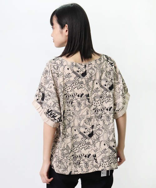 marble sud（マーブルシュッド）の「【 marble sud / マーブルシュッド 】 EMB Members　05BM065027（Tシャツ/カットソー・レディース・ブルー/ブラック/ホワイト/ベージュ・FREE）」の19枚目の写真