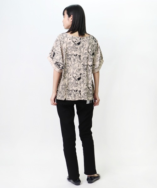 marble sud（マーブルシュッド）の「【 marble sud / マーブルシュッド 】 EMB Members　05BM065027（Tシャツ/カットソー・レディース・ブルー/ブラック/ホワイト/ベージュ・FREE）」の20枚目の写真