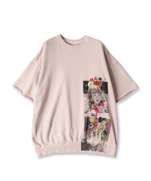 amok（アモク）の「PHOTO EMBROIDERY SWEATTEE（Tシャツ/カットソー・メンズ・ピンク/ミント・S/M/L）」の14枚目の写真