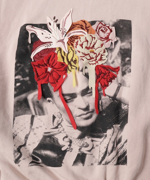 amok（アモク）の「PHOTO EMBROIDERY SWEATTEE（Tシャツ/カットソー・メンズ・ピンク/ミント・S/M/L）」の9枚目の写真