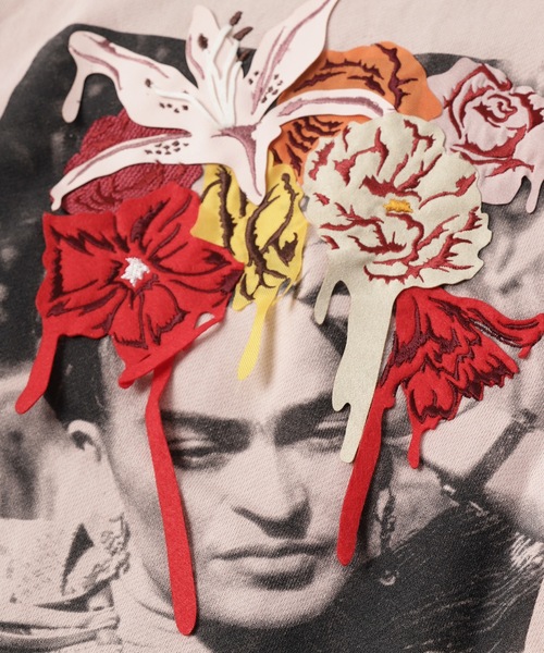 amok（アモク）の「PHOTO EMBROIDERY SWEATTEE（Tシャツ/カットソー・メンズ・ピンク/ミント・S/M/L）」の12枚目の写真