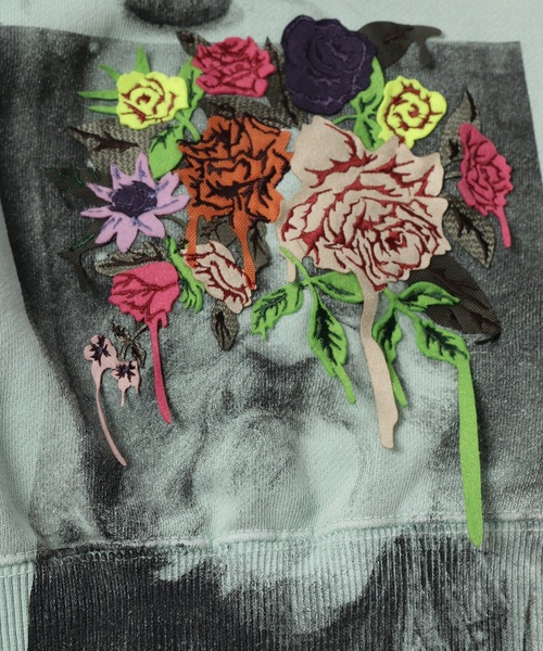 amok（アモク）の「PHOTO EMBROIDERY SWEATTEE（Tシャツ/カットソー・メンズ・ピンク/ミント・S/M/L）」の13枚目の写真