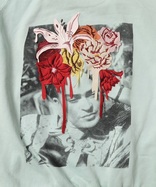 amok（アモク）の「PHOTO EMBROIDERY SWEATTEE（Tシャツ/カットソー・メンズ・ピンク/ミント・S/M/L）」の18枚目の写真