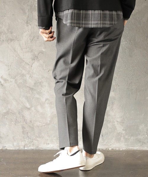 UNION STATION(ユニオンステーション)の「【セットアップ対応】ストレッチカルゼノータックスラックス(スラックス・メンズ・ネイビー/グレイッシュベージュ/チャコール・S/M/L)」の9枚目の写真