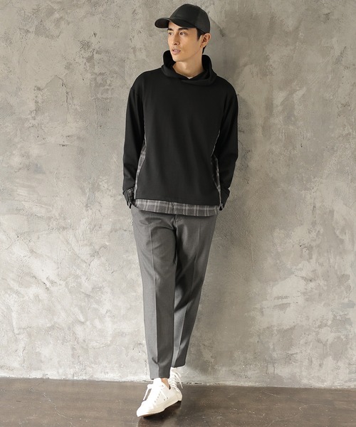 UNION STATION(ユニオンステーション)の「【セットアップ対応】ストレッチカルゼノータックスラックス(スラックス・メンズ・ネイビー/グレイッシュベージュ/チャコール・S/M/L)」の8枚目の写真